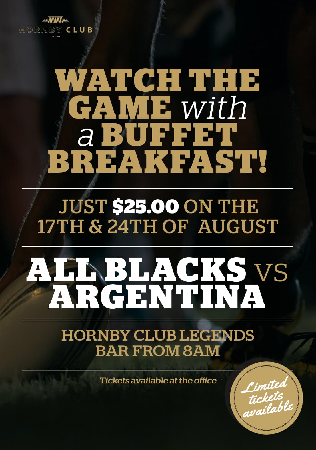 All blacks buffet breakfast